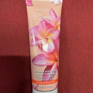 Bath & Body Works Plumeria Body Cream - Pink and Orange